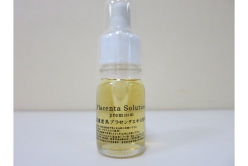 Высококонцентрированный раствор экстракта лошадиной плаценты Placenta Solution Premium, Nihon biyo yakuso, 10 мл.